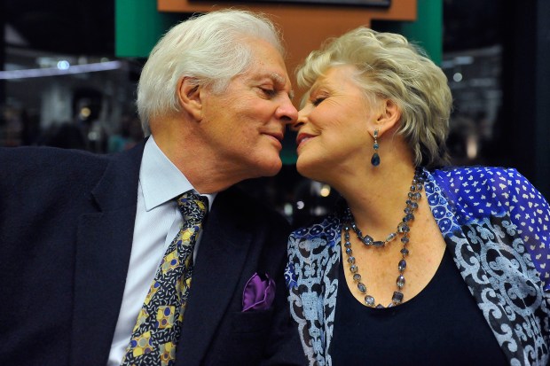 Bill Hayes and Susan Seaforth Hayes appear at the "Days Of Our Lives" book signing at Barnes and Noble on Nov. 3, 2015, in Bethesda, Md. (Larry French/Getty Images for for Corday Productions)